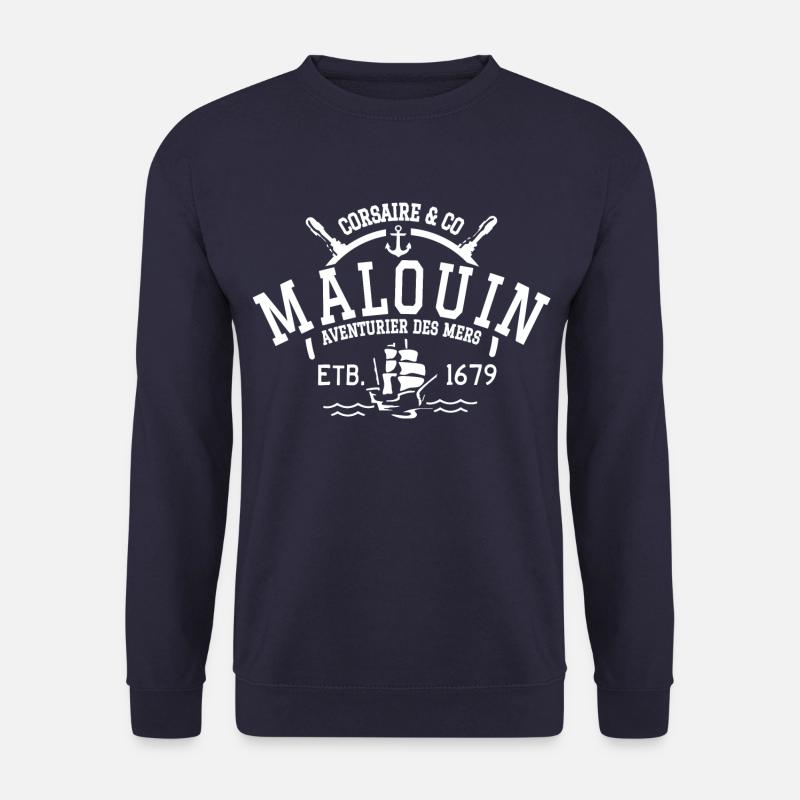 Korsar und Malouin - Unisex Pullover - Navy