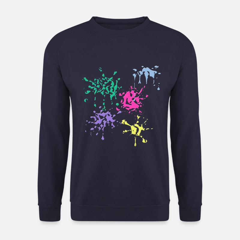 klecks farb - Unisex Pullover - Navy