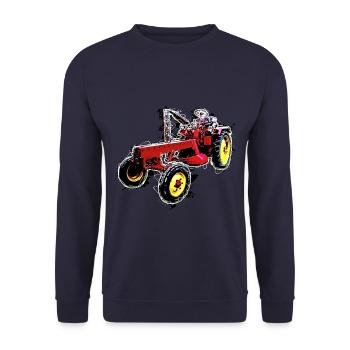 GT124 - Unisex Pullover - Navy - Vorne - Alina (178cm) & Michal (187cm)
