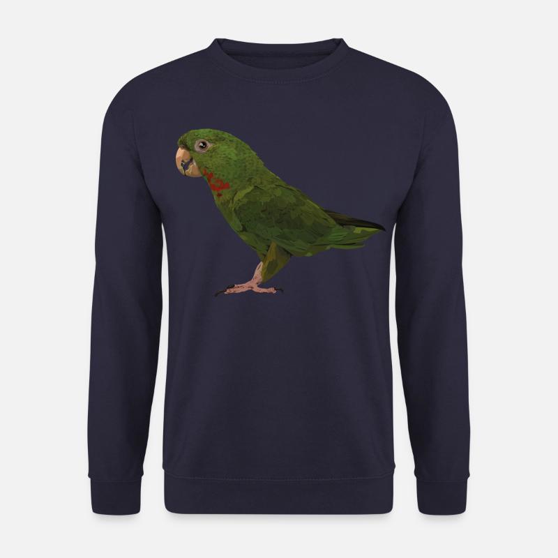 red-throated parakeet - Unisex Sweatshirt - navy