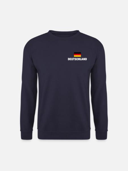 Deutschland deutsche Flagge Fahne deutsch Geschenk - Unisex Pullover - Navy