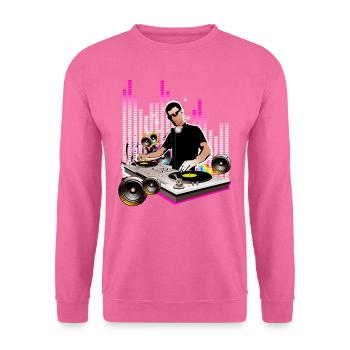 DJ - Unisex Pullover - Pink - Vorne