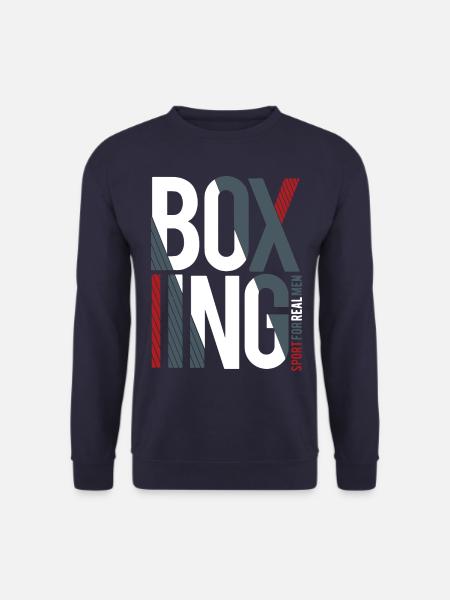 boxe - Sweat-shirt Unisexe - marine