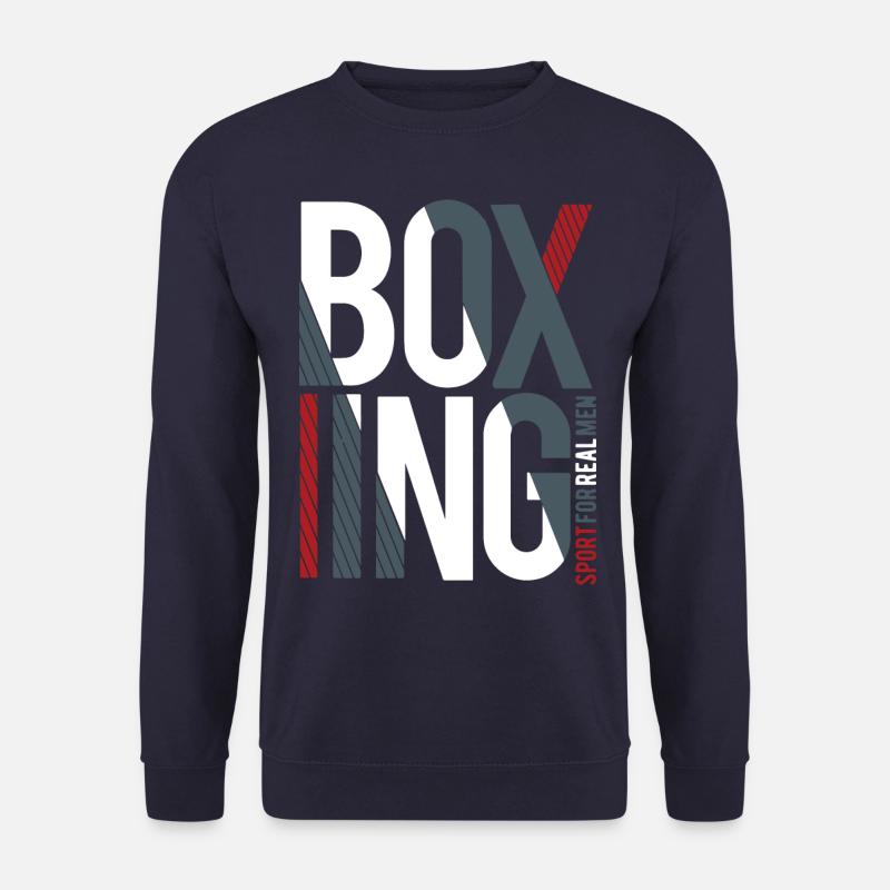 boxe - Sweat-shirt Unisexe - marine