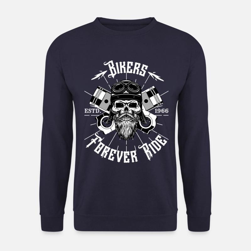 Ich bin ein Biker. - Unisex Pullover - Navy