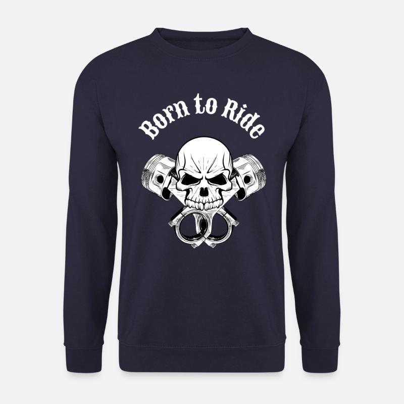 Ich bin ein Motorradfahrer. - Unisex Pullover - Navy