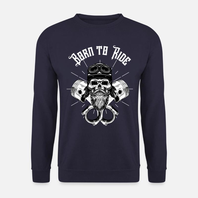 Ein Motorrad-Look. - Unisex Pullover - Navy