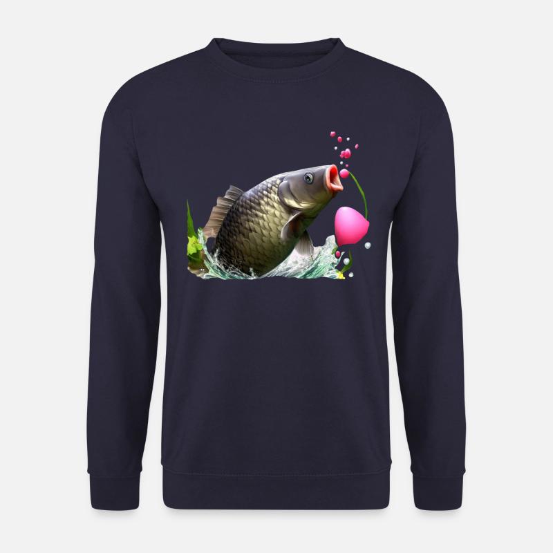 Carp King - Unisex Sweatshirt - navy