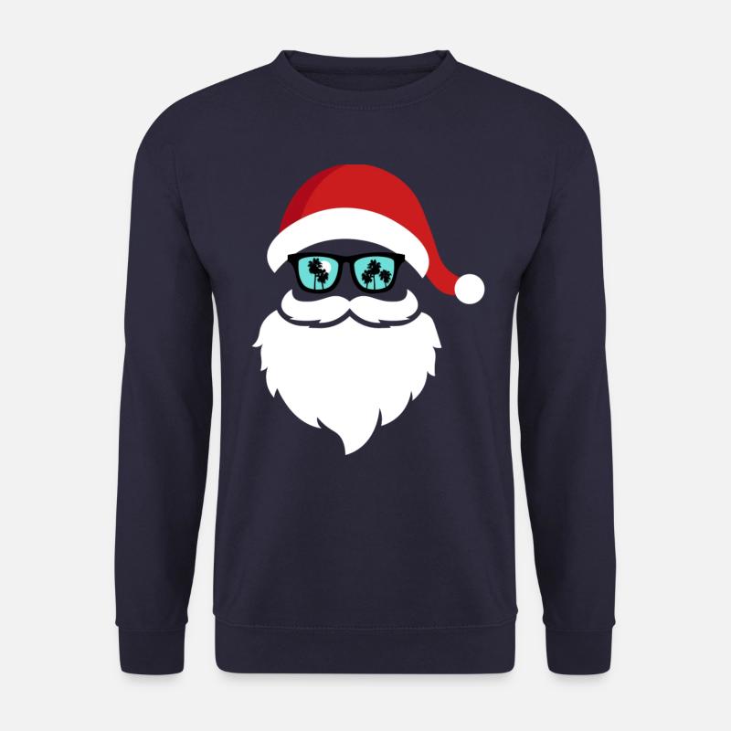 Weihnachtsmann Palmen - Unisex Pullover - Navy