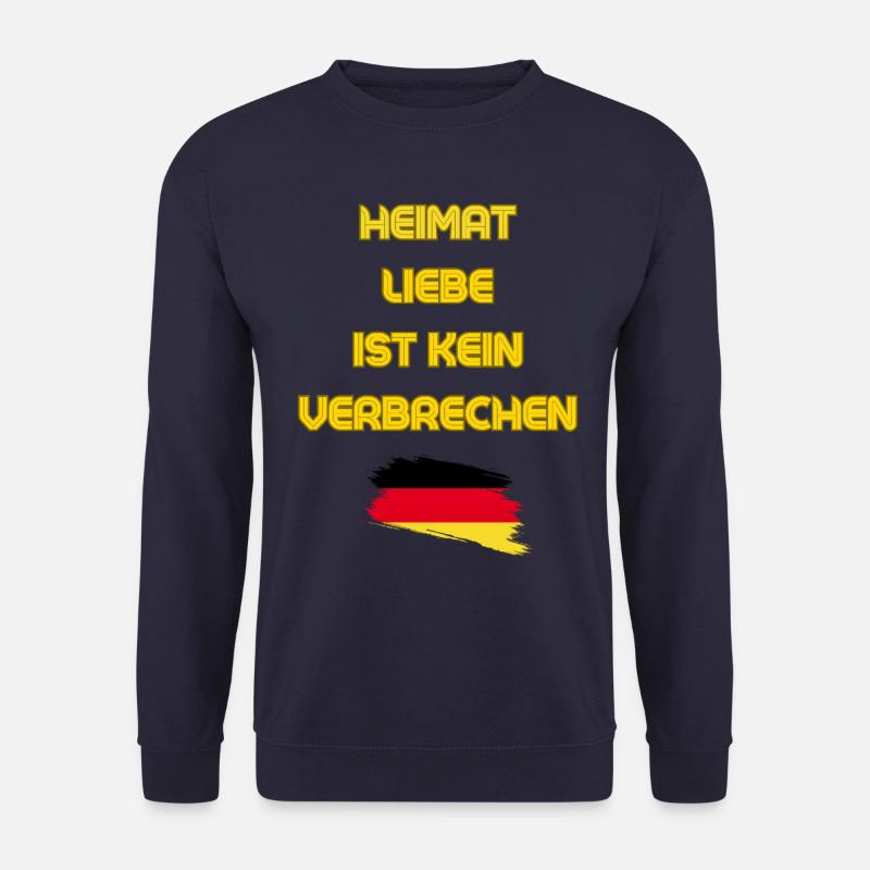 Heimatliebe ist kein verbrechen - Unisex Pullover - Navy