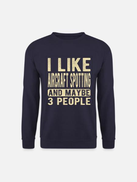 Repérage d’aéronefs Dicton - Sweat-shirt Unisexe - marine