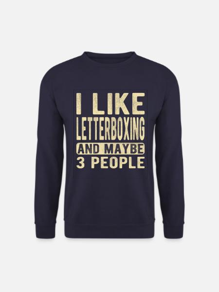 Dicton de Letterboxing - Sweat-shirt Unisexe - marine