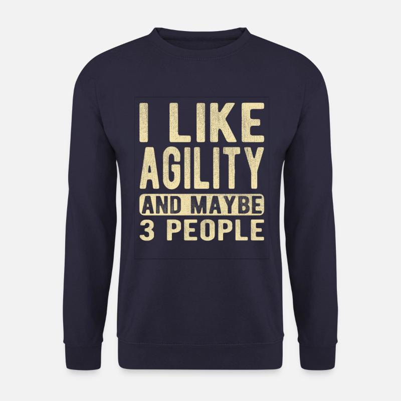 Agility Saying - Unisex Sweatshirt - navy