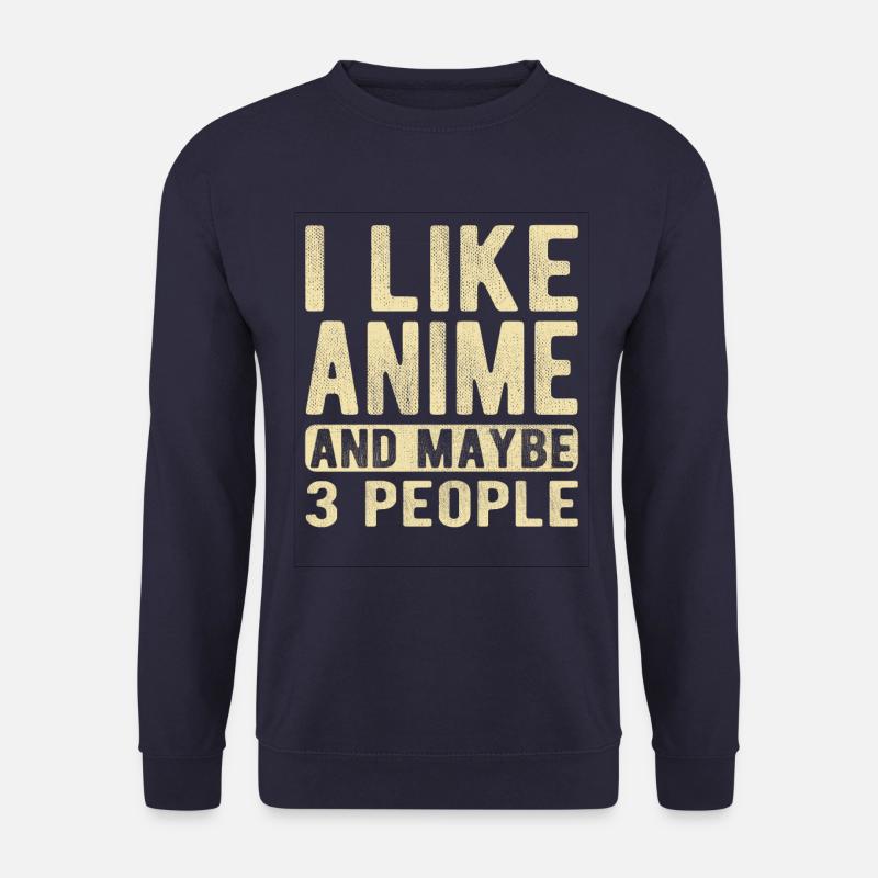Dicton d’anime - Sweat-shirt Unisexe - marine