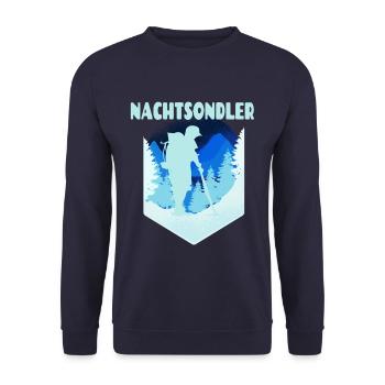 Sondler Sondengänger Sondeln Hobby Schatzsucher - Unisex Pullover - Navy - Vorne - Alina (178cm) & Michal (187cm)