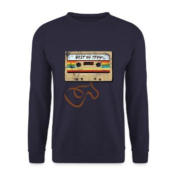 Le meilleur de 1974 - Geburtstag, Kassette - Sweat-shirt Unisexe - marine - Devant - Alina (178cm) & Michal (187cm)