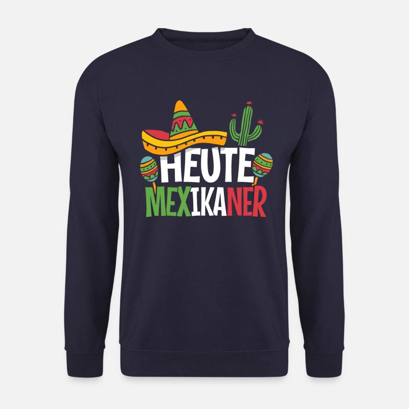 Karneval Kostüm Mexikaner lustiger Kostümersatz - Unisex Pullover - Navy