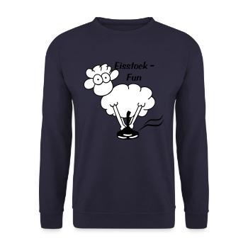 eisstock - Unisex Pullover - Navy - Vorne - Alina (178cm) & Michal (187cm)