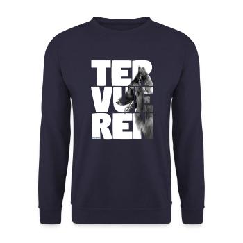 NASSU Tervueren 02 - Unisex Sweatshirt - navy - Front - Alina (178cm) & Michal (187cm)