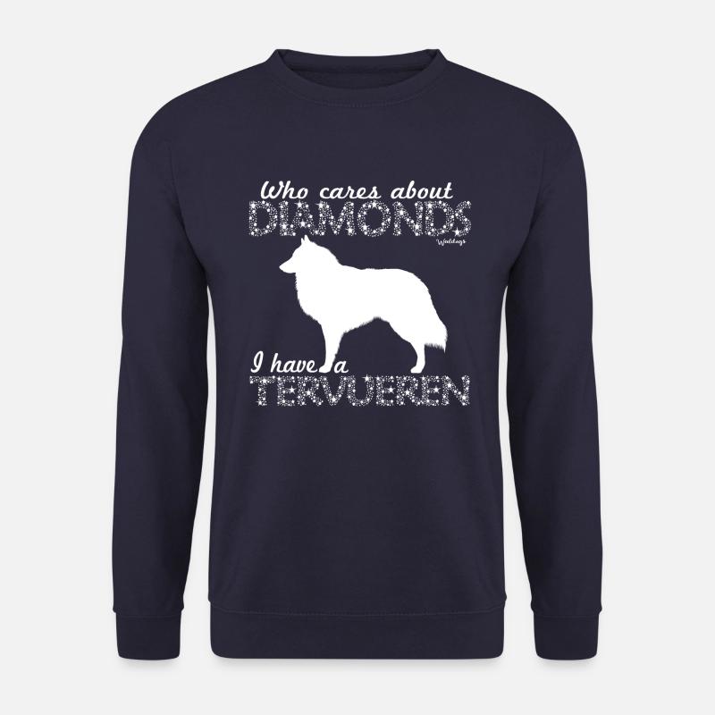 Diamant entier belge - Sweat-shirt Unisexe - marine