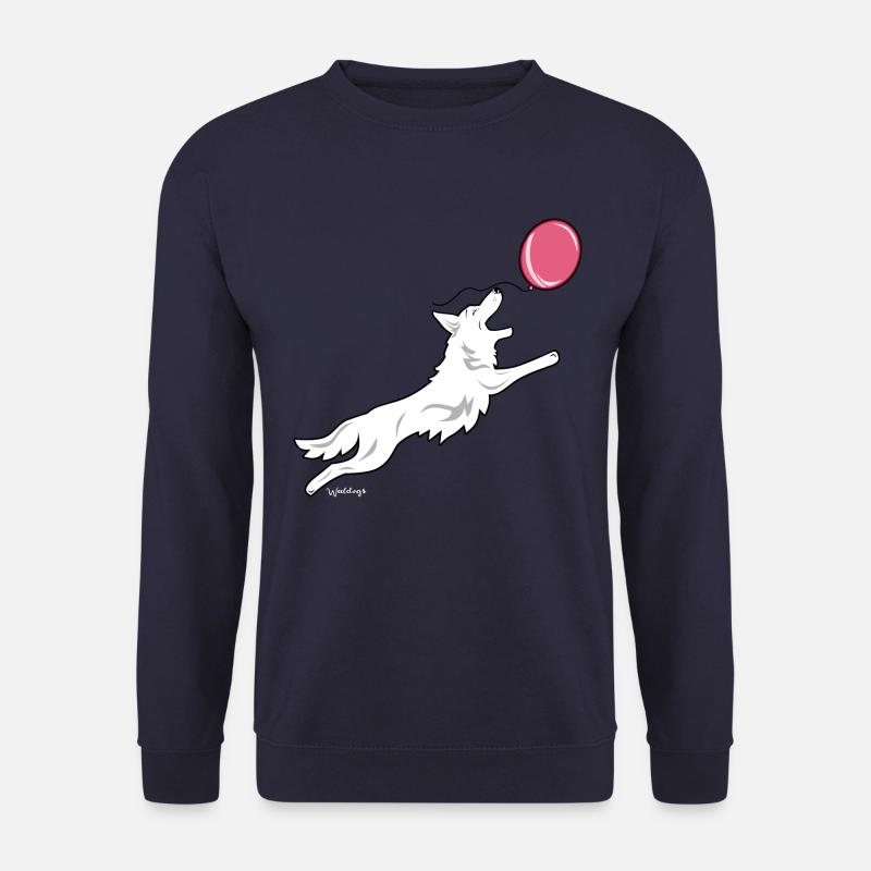 whiteshepballoon - Unisex Pullover - Navy