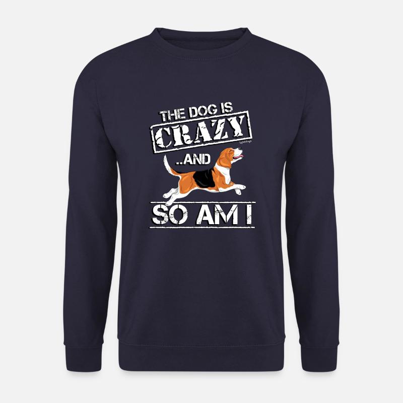Beagle Crazy - Unisex Sweatshirt - navy