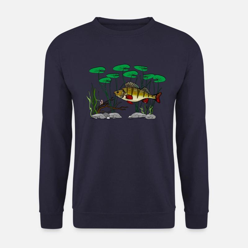 Barschfischen - Unisex Pullover - Navy