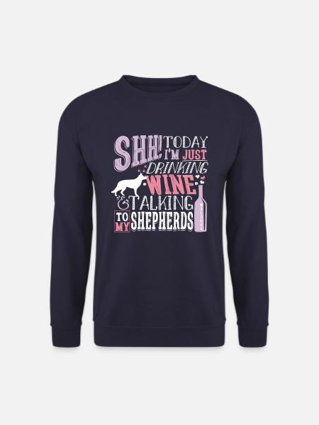SHH GSD Wine - Unisex Sweatshirt - navy