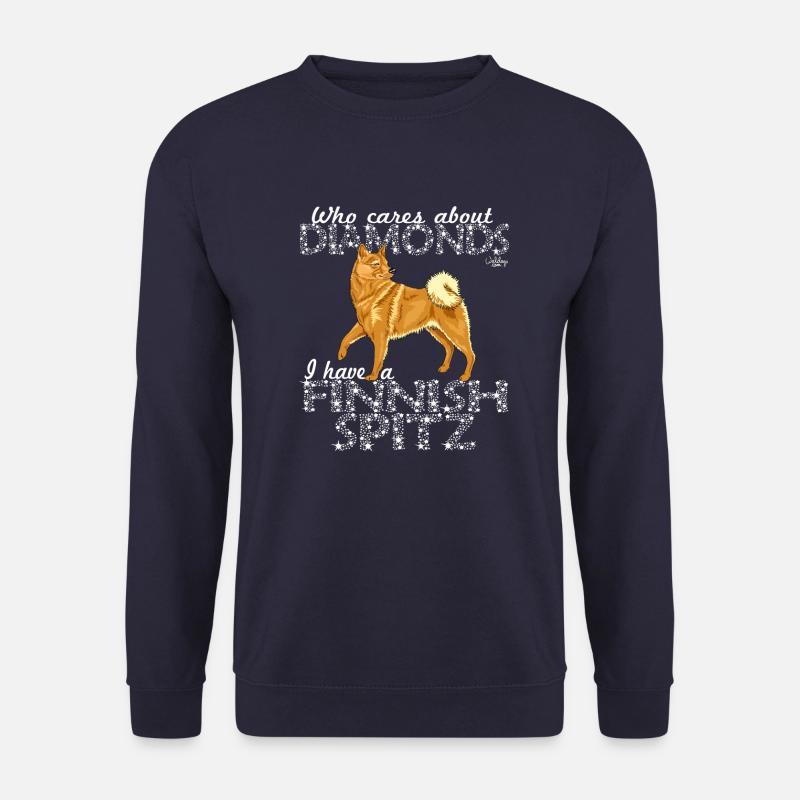 finnishspitzdiamonds - Sweat-shirt Unisexe - marine