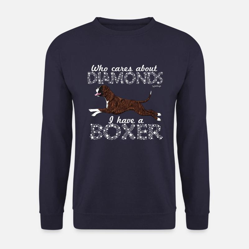 Boxer Diamonds 6 - Sweat-shirt Unisexe - marine