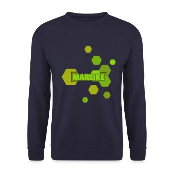 Camouflage Mareike - Unisex Pullover - Navy - Vorne - Alina (178cm) & Michal (187cm)