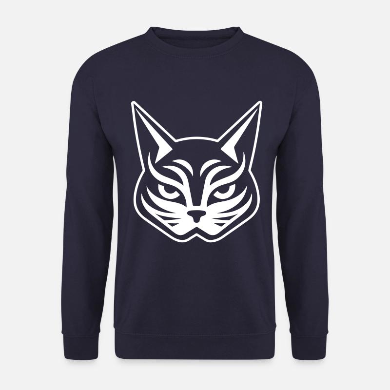 Cat Head - Unisex Sweatshirt - navy