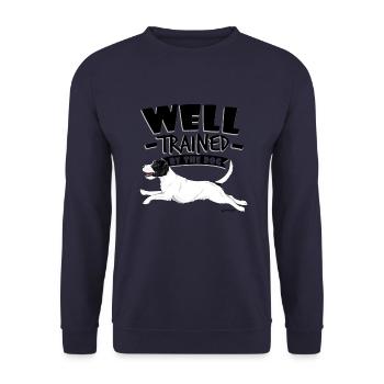 parsonwell6 - Sweat-shirt Unisexe - marine - Devant - Alina (178cm) & Michal (187cm)