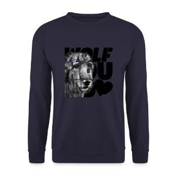 NASSU Irlis 006 - Unisex Sweatshirt - navy - Front - Alina (178cm) & Michal (187cm)