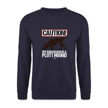 plottguard2 - Sweat-shirt Unisexe - marine - Devant - Alina (178cm) & Michal (187cm)