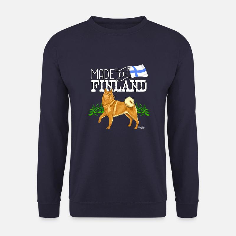 Finnisches Spitzohr Made2 - Unisex Pullover - Navy