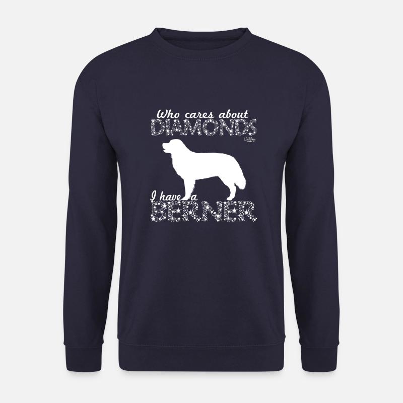 bernerdiamonds - Unisex Pullover - Navy
