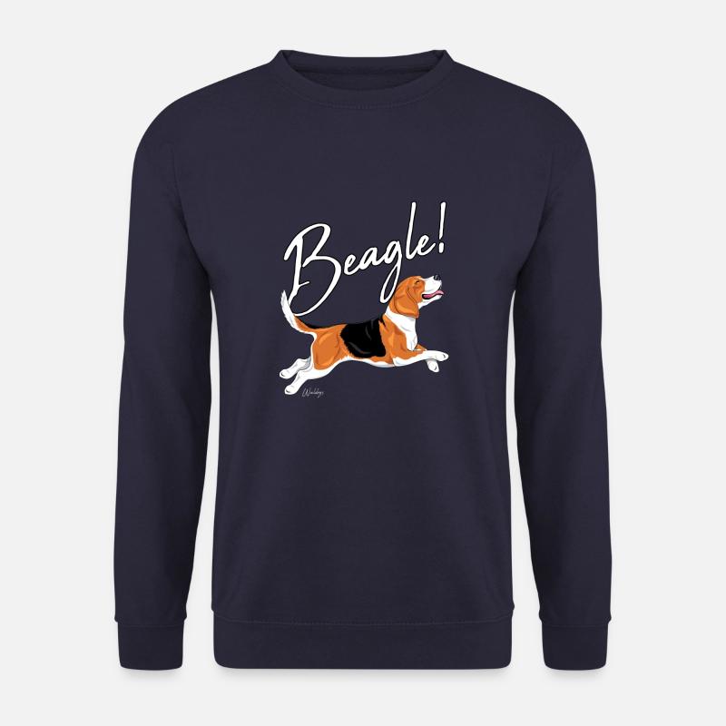 Beagle! - Unisex Sweatshirt - navy