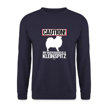 kleinbodyguard - Unisex Sweatshirt - navy - Front - Alina (178cm) & Michal (187cm)