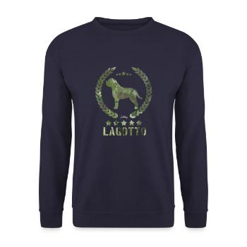 lagottoarmy - Sweat-shirt Unisexe - marine - Devant - Alina (178cm) & Michal (187cm)