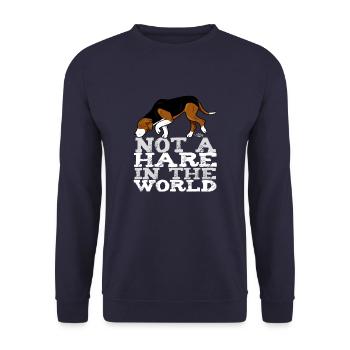 sajkhare - Unisex Sweatshirt - navy - Front - Alina (178cm) & Michal (187cm)