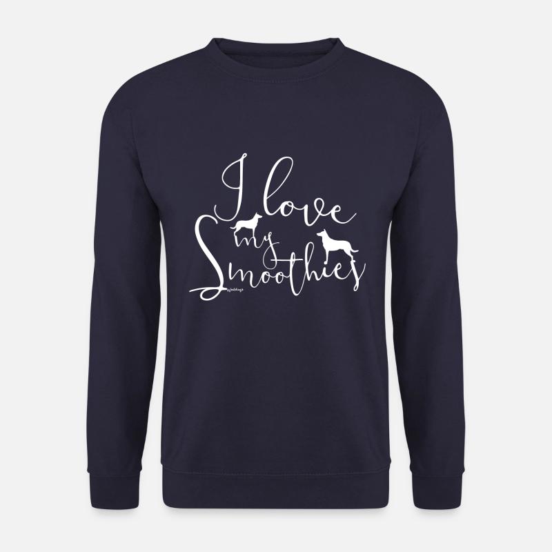 Lovemy Smooth Collies - Unisex Pullover - Navy