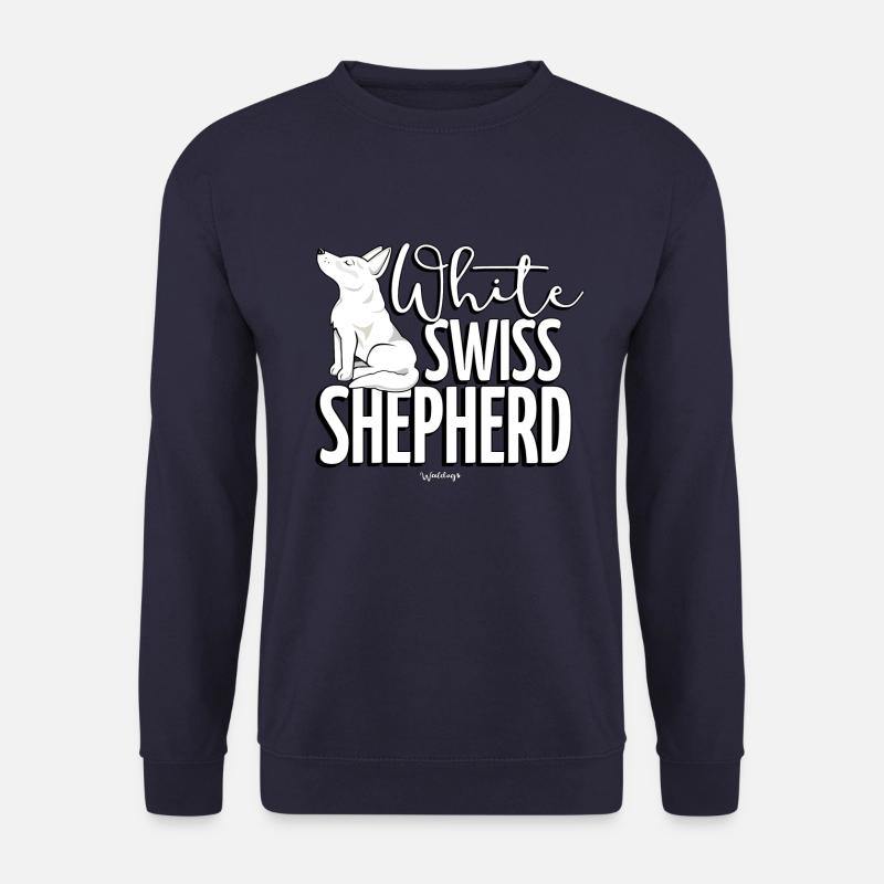 white swiss - Unisex Sweatshirt - navy