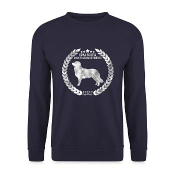 Toller Army Silver Nouvelle-Écosse - Sweat-shirt Unisexe - marine - Devant - Alina (178cm) & Michal (187cm)