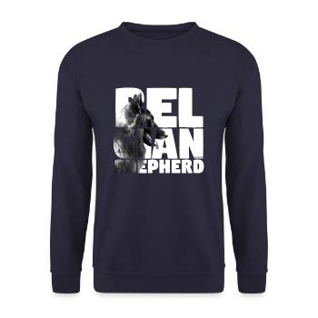 NASSU Belgian 02 - Unisex Sweatshirt - navy - Front - Alina (178cm) & Michal (187cm)