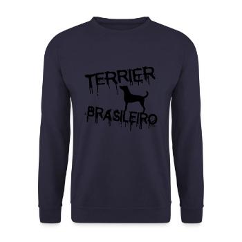 Goutte à goutte Brasileiro III - Sweat-shirt Unisexe - marine - Devant - Alina (178cm) & Michal (187cm)
