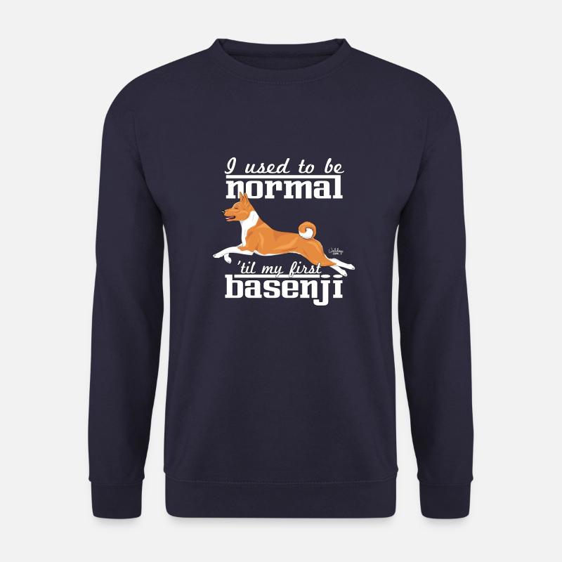 basenjinormal2 - Sweat-shirt Unisexe - marine