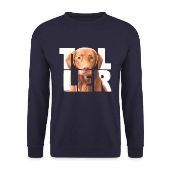 Toller NASSU I - Sweat-shirt Unisexe - marine - Devant - Alina (178cm) & Michal (187cm)