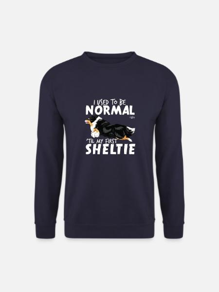 sheltienormal2 - Unisex Pullover - Navy