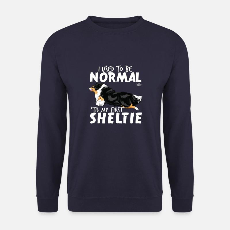 sheltienormal2 - Unisex Sweatshirt - navy